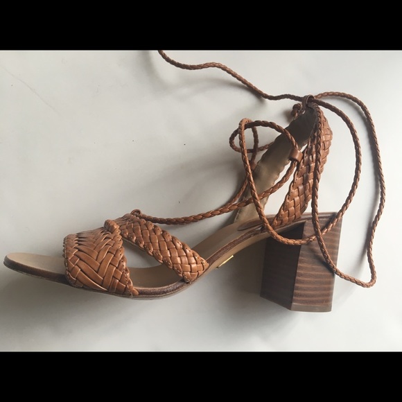 Michael Kors Collection Lawson  Lace Up Sandals - Picture 5 of 8